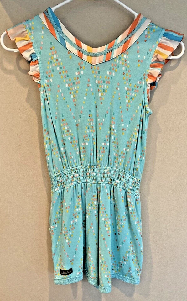 Matilda Jane Polka Dot Romper EUC Girls Dream Chasers Size 10, VGUC! - Image 2 of 4