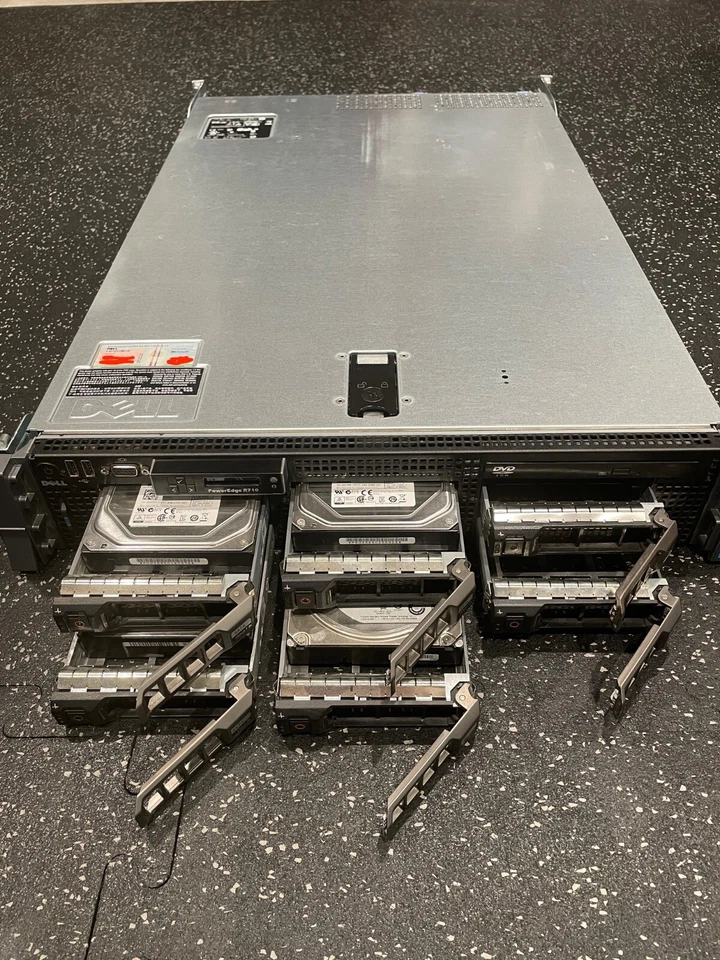 Dell PowerEdge R710 Intel Xeon E5520 @2.26GHz 16GB RAM 4 1TB HDD PERC6/i W2008R2 - Image 3 of 4