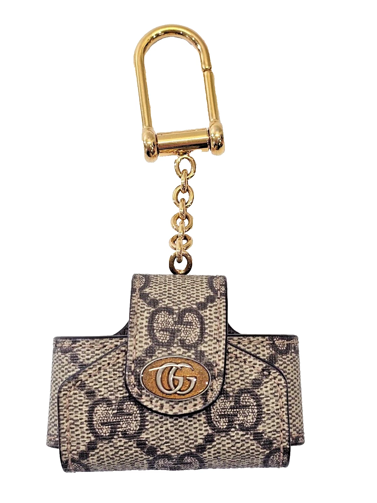 Porte clés étui de transport WN GUCCI GG Supreme Ophidia Airpods Pro 631683 479292 excellent état