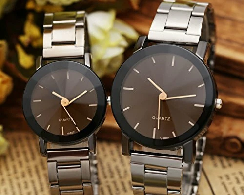 Relojes De Parejas Reloj Pulsera Para Hombre Conjunto Con Caja De Regalo | eBay