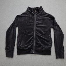 Spyder Fleece Full Zip Jacket Women  s Size S Black Mock Neck