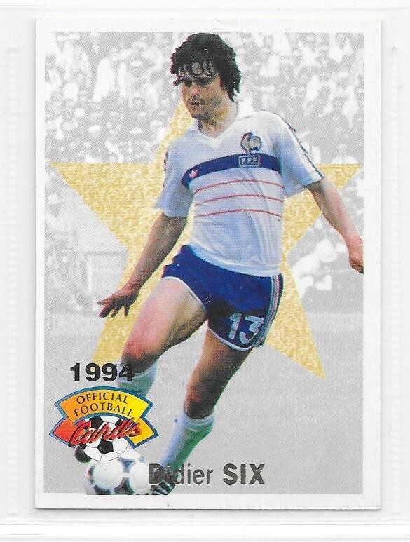 Carte Postale Autocollante Panini – RC Lens 1977 – Didier Six (état Correct, Voir Photos)