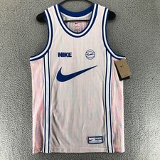 NIKE Dri-FIT Men's Size 2XL DNA NAOS Jersey White Multicolor FB7046-100