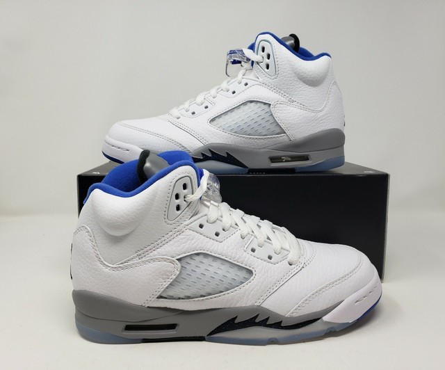 Jordan 5 Retro White Stealth Size 4.5Y 