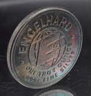 1984 TONED Engelhard Prospector Mining 1oz 999 FINE Silver round C4205