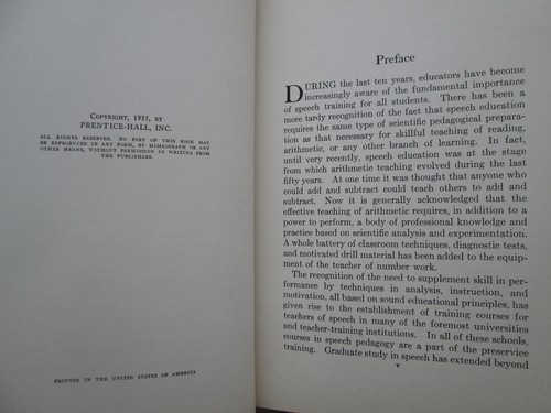 TEACHING SPEECH IN SECONDARY SCHOOLS by Letitia Raubicheck 1935 HC First Edition - Picture 6 of 12
