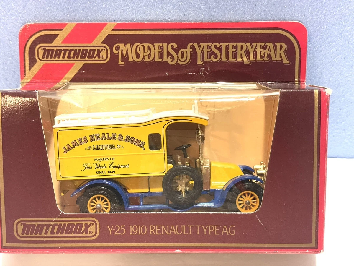 Matchbox Renault 1910 Vehicle Year Vintage Manufacture Diecast