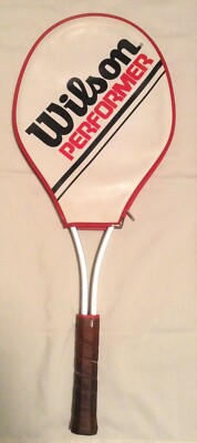 Raquette De Tennis Wilson Extra Vintage - Aluminium, Taille Grip 4 3/8, Avec Housse