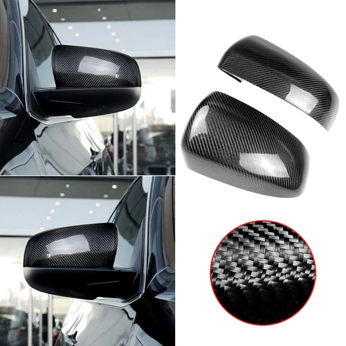 For 07-13 BMW X5 E70 / 07-13 BMW X6 E71 Real Carbon Fiber Side Mirror Cover Cap
