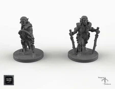 Dark Elf Warrior - EC3D Skyless Realms Wargaming Miniatures D&D DnD