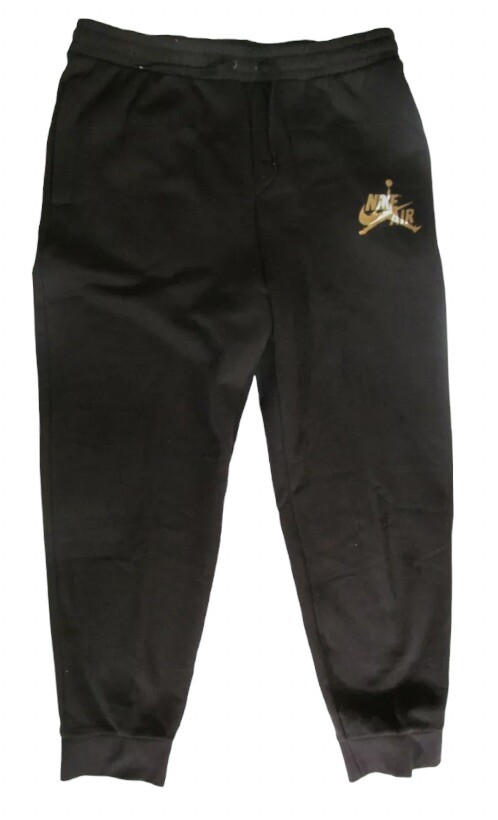 jordan men's jumpman black fleece pants