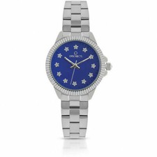 Orologio Donna OPS OBJECTS Timeless OPSPW-689 Quadrante Blu Stelle e Zirconi