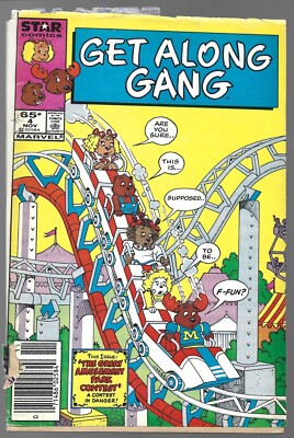 GET ALONG GANG # 4 MARVEL STAR COMIC 1985 CARTOON HUMOR LOW GRADE READER'S