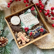 Brown Cookie Boxes With Clear Lids - 15x15x4cm - 10 Pack