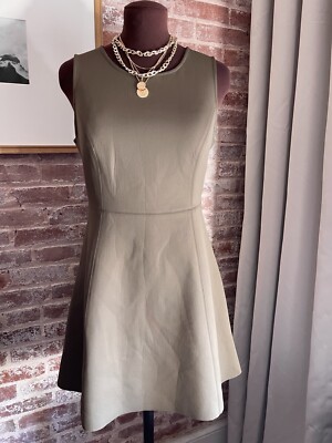 Ann Taylor Petite Sleeveless Scuba Knit Fit Flare A-Line Skater Dress Size  10P