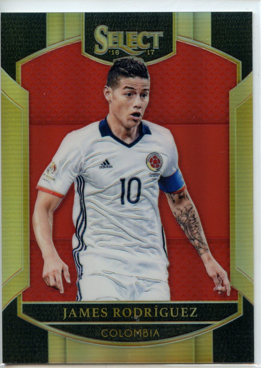 2016-17 Panini Select Terrace RED Parallel #40 James Rodriguez