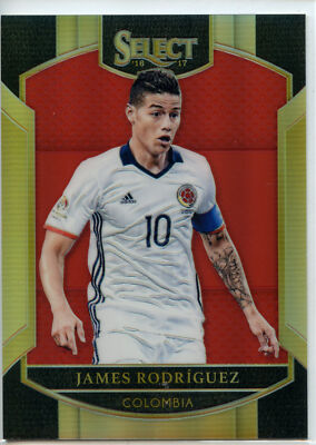2016-17 Panini Select Terrace RED Parallel #40 James Rodriguez