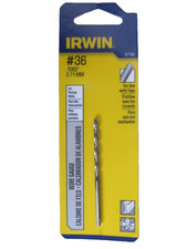 3 Pieces 36 .1065" 2.71MM Drill Bits by Irwin  81136 NEW