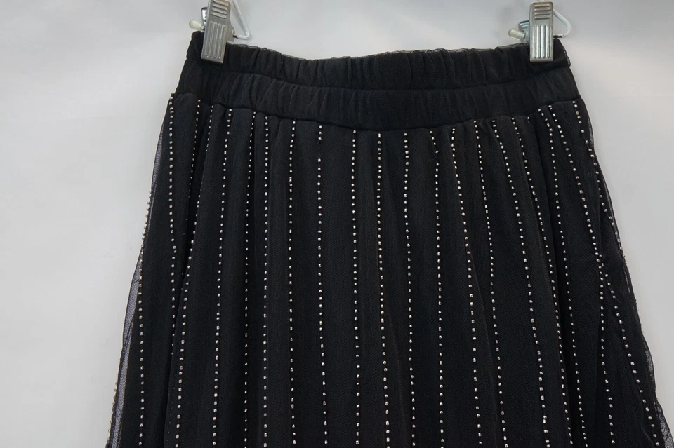 Myrine Ant Werp Women's Black Beaded Skirt Nylon NWT Size Small - Image 2 of 4