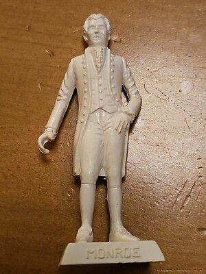 Like Marx Toys Presidents Figures James Monroe Standing Pose 2.75'' Unpainted