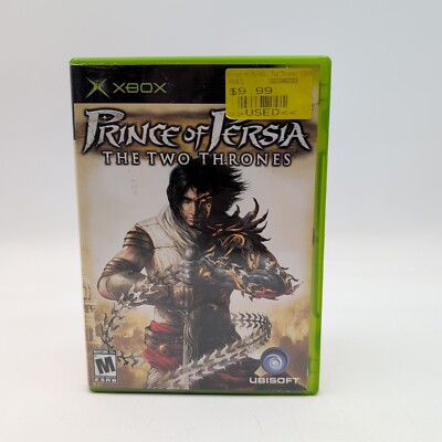 Prince of Persia: The Two Thrones (Microsoft Xbox 2005) CIB Complete Clean Disc