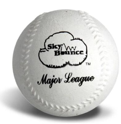 Sky Bounce Sponge Baseball (White, 6-Pack)