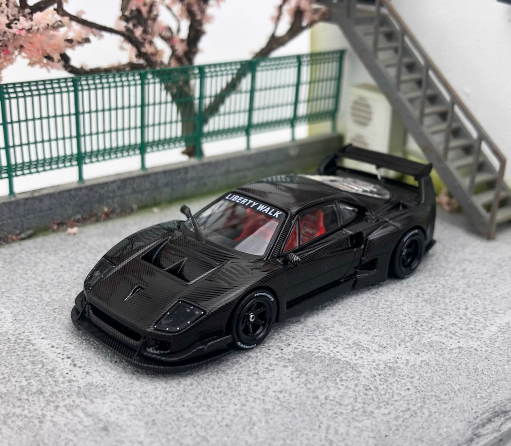 イノモデル LB-WORKS F40 MatteBlack 1/18 VIP Scale Models Ferrari F40 LB-Works Liberty Walk LBWK