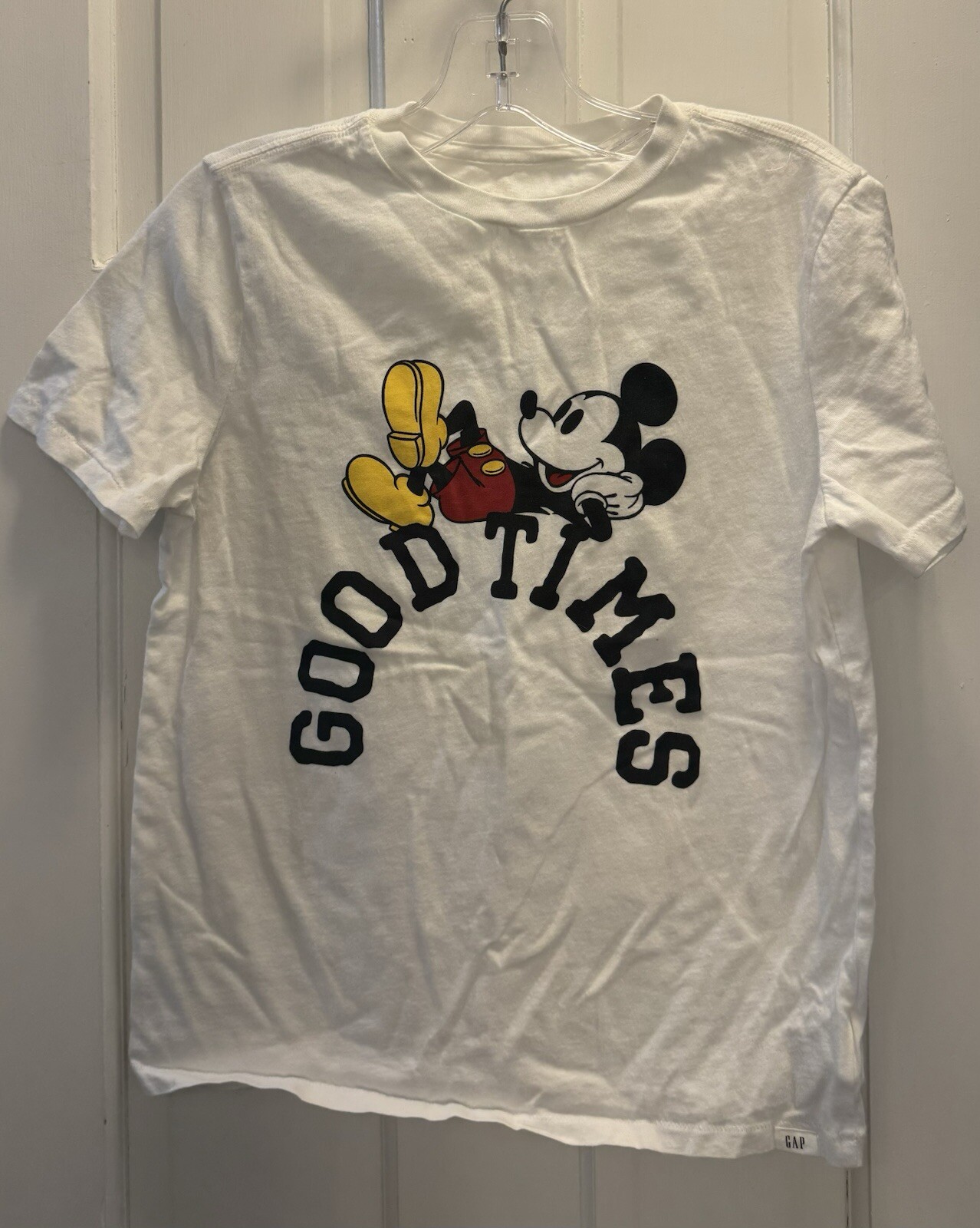Gap Kids Disney White Mickey T Shirt Size Medium