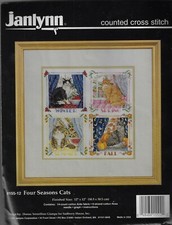 Janlynn Counted Cross Stitch Kit Four Seasons Cats 155-12