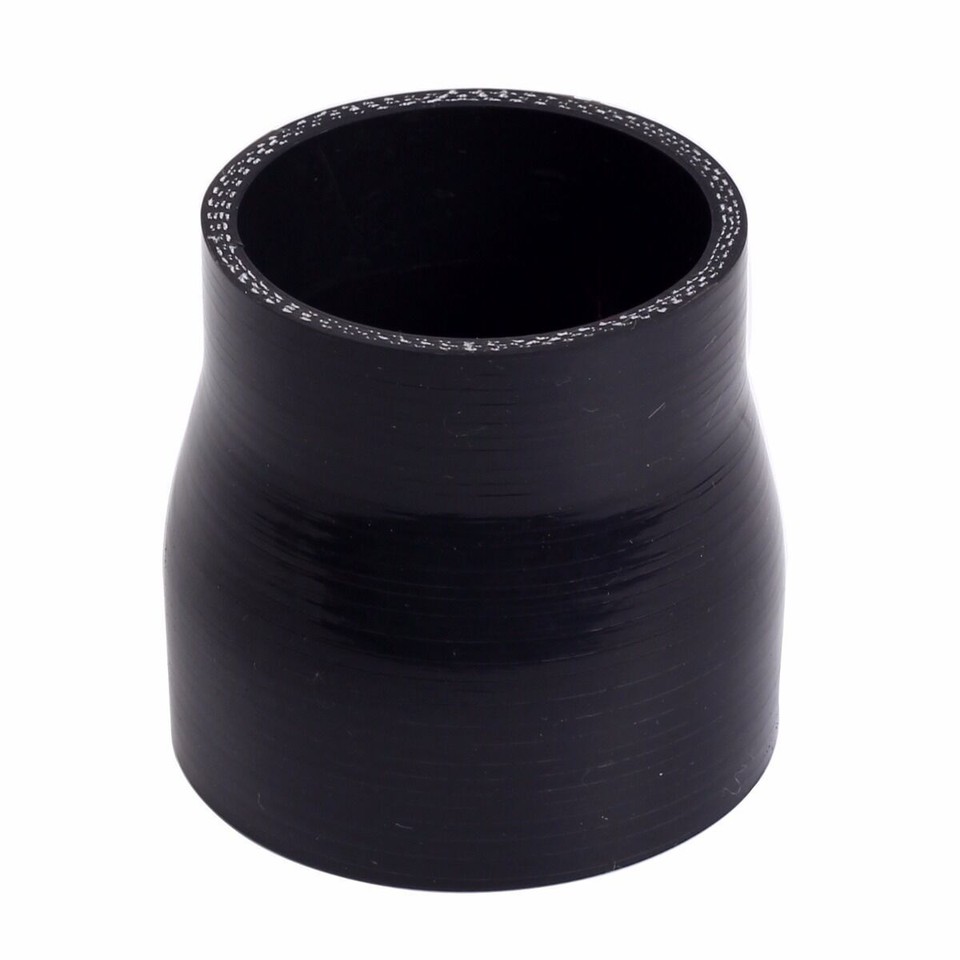 Black 3 to 2.5'' Straight Reducer Silicone Turbo Hose