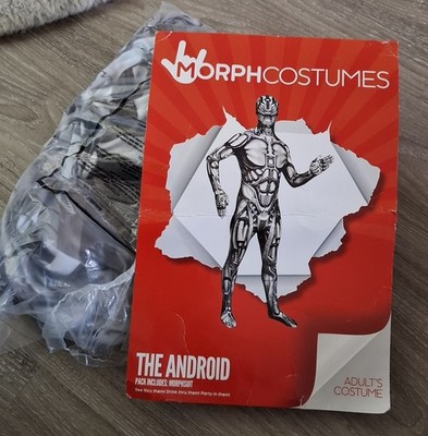 Morph Android Herren Komplett-Kostüm Gr XXL Fasching
