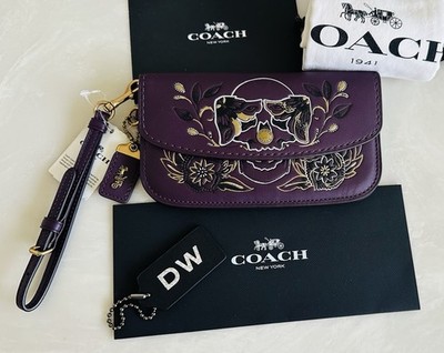 h*g様 COACH コーチ レザー ケース ダークパープル 楽天市場】COACH コーチ 6連キーケース キーリング レザー パープル