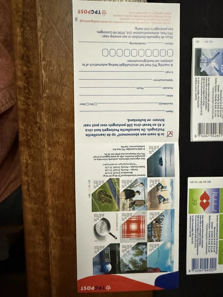 Netherlands Postage stamps 3 booklets - Image 3 of 4