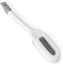 Soft Bristle Shoe Brush for Sneakers  Boots - Long Handle Ergonomic Scrubber