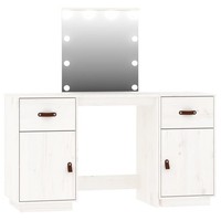 Schminktisch Frisiertisch Kosmetiktisch Mit LED Schrank