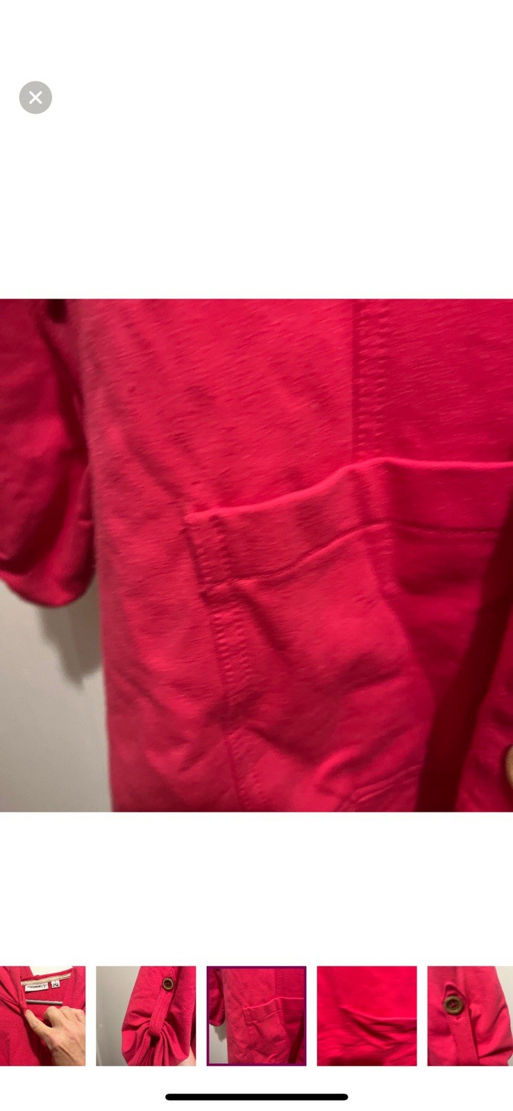 Susan Graver Button -Down Lightweight  Jacket Siz… - image 8