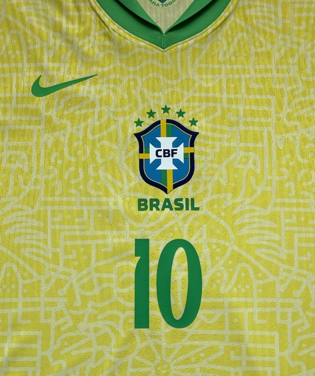 2024/25 Brazil Authentic Home Jersey #10 Neymar Jr 2XL Nike Player