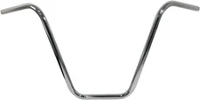 Emgo 7/8in. Ape Hanger Chopper Handlebar - 14in. - Chrome Motorcycle Street Bike