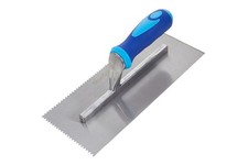 BlueSpot 280mm 11" Soft Grip Adhesive Trowel Floor Wall Tiles 3x3mm Teeth