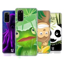 HEAD CASE DESIGNS TOON ANIMALS SOFT GEL CASE FOR SAMSUNG PHONES 1