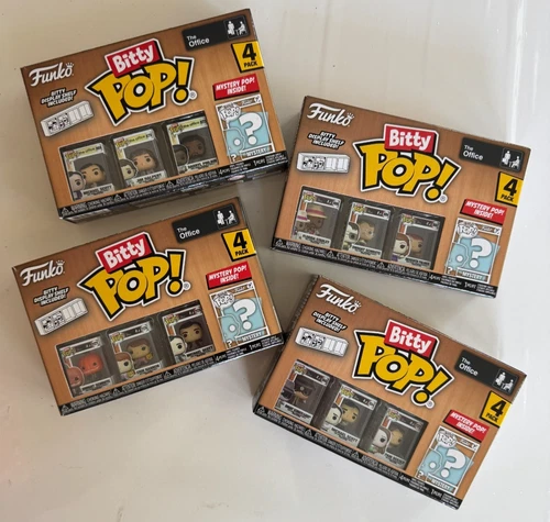 Funko Bitty Pop! Lot of 4 The Office Complete set  4 Pack Series 3 - FREE SHIP