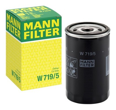 Mann Filter W 719/5 Spin-On Oil Replacement Forfait individuel, white
