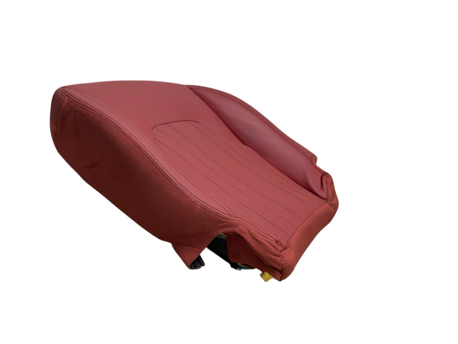 2017-2024 MASERATI LEVANTE FRONT RIGHT PASSENGER LOWER SEAT CUSHION RED LEATHER