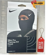 Nike Pro Therma-Fit Hyperwarm Hood Football Ski Mask Black FAST SHIPPING