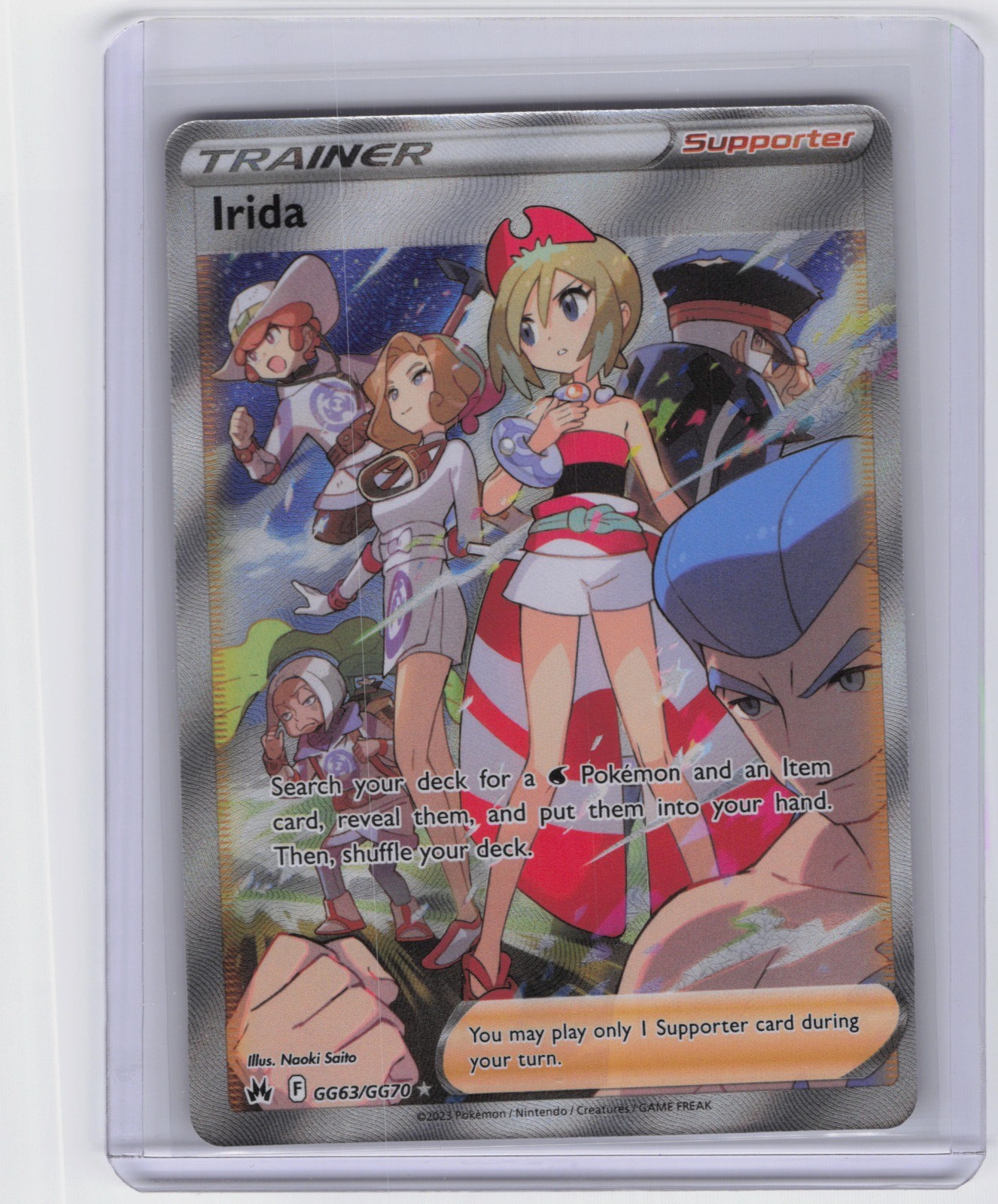 Irida Ultra Rare SWSH: Crown Zenith: Galarian Gallery GG63/GG70 NM