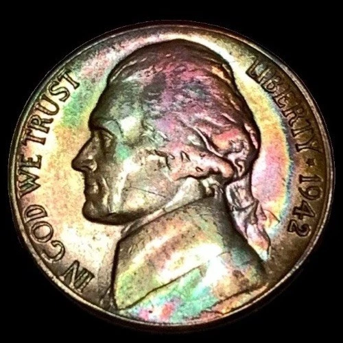 Photo of a 1942-S Jefferson Nickel from an eBay listing that sold on Jul 18, 2026