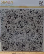 Simon Says: Spring Flowers Background; 6 x 6 cling stamp; NEW