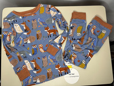 NEW Little Sleepies Twilight Pals 2 Piece Long SleevePants Pajama Set Sz 4T Owls