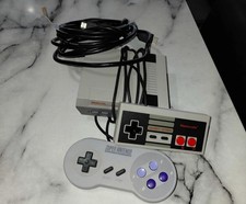 Nintendo Entertainment System NES Console Gray HDMI with Controllers