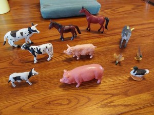 Lot of Plastic FARM ANIMALS